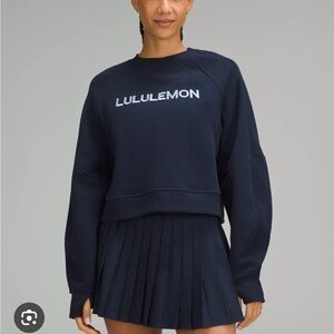 LULULEMON Scuba Oversized Pullover in True Navy
